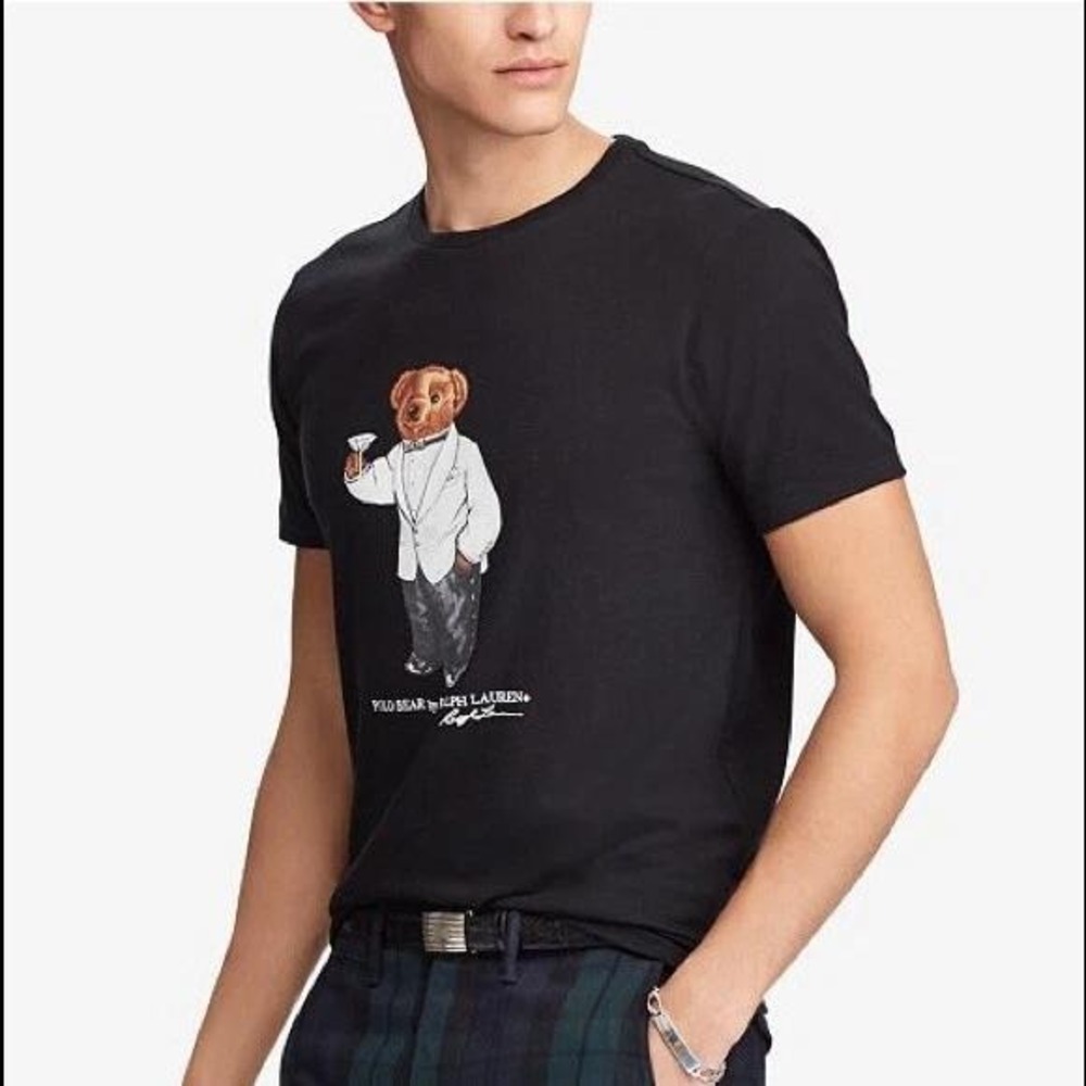 Polo by Ralph Lauren Black Slim Short Sleeve Tee